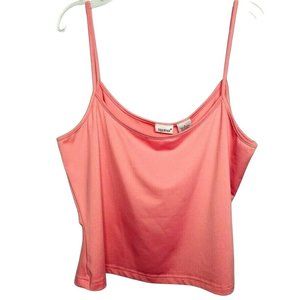 Womens Spaghetti Strap Blouse  Crop Top Pink Size Large u Together